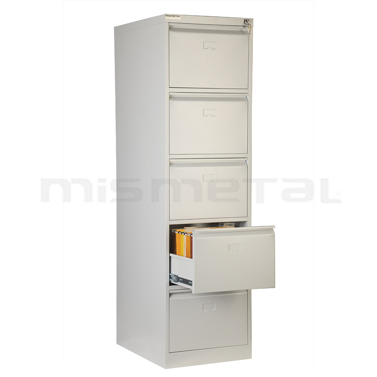 5 Drawers Telescopic Rail Card Index Cabinet